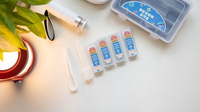 开箱测评当当狸智能显微镜，显微镜下的微观世界真神奇