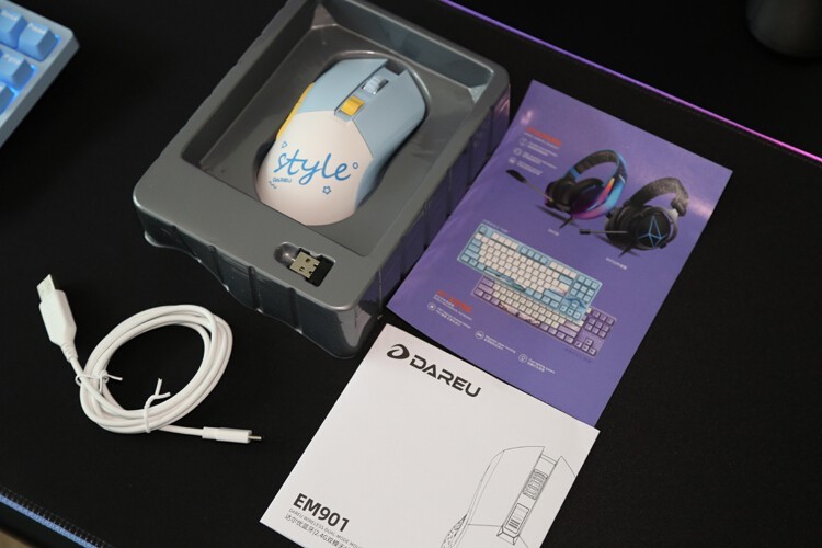 169元双模无线：达尔优EM901蓝牙2.4g无线双模鼠标开箱