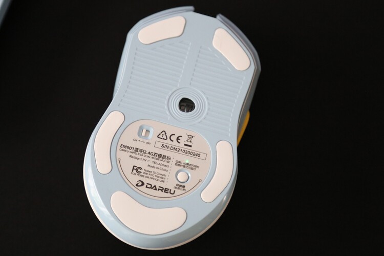 169元双模无线：达尔优EM901蓝牙2.4g无线双模鼠标开箱