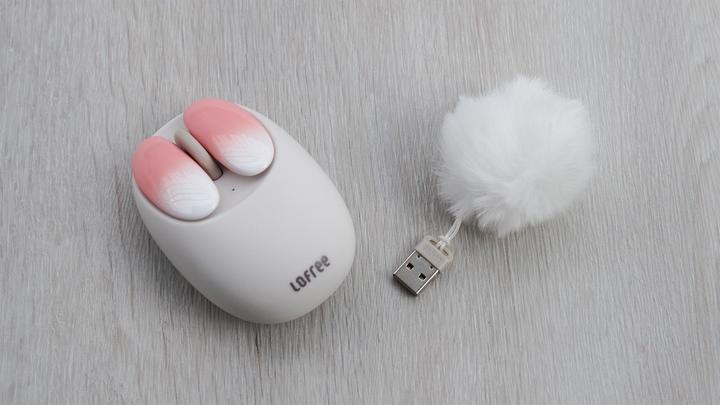 LOFREE洛斐小瓣鼠标体验：无线双模 萌萌哒融化你的心
