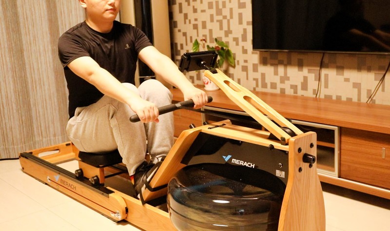 居家必备健身利器，麦瑞克水磁双阻划船机MR950体验分享