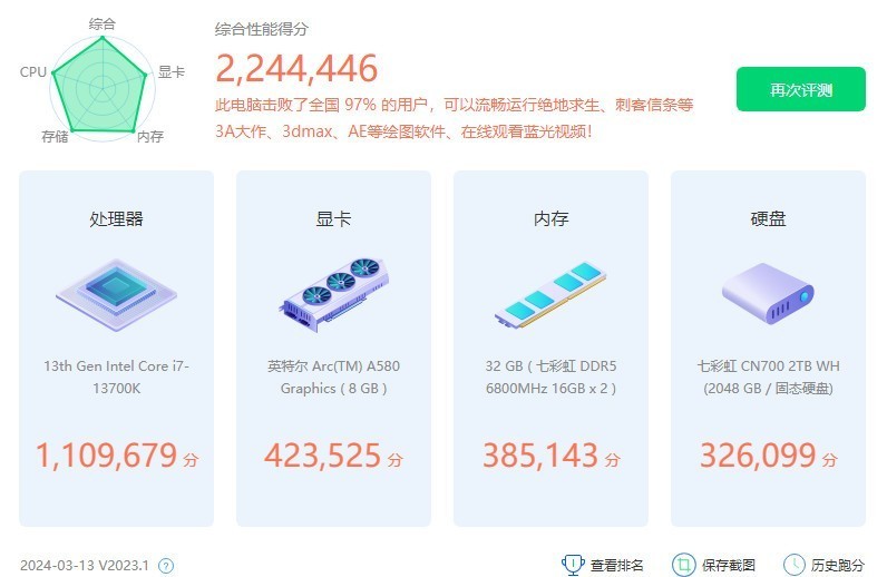 蓝戟Arc A580 Index显卡：英特尔锐炫初代的压轴之作，值得拥有！