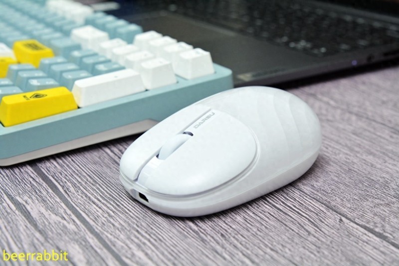 达尔优水波纹无线鼠标分享：高颜值 低噪音