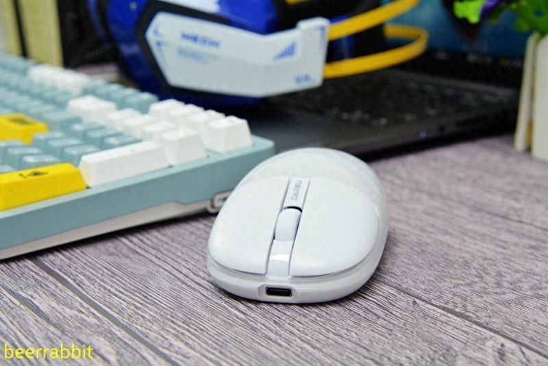 达尔优水波纹无线鼠标分享：高颜值 低噪音