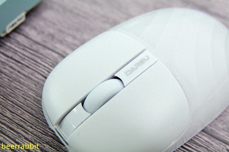 达尔优水波纹无线鼠标分享：高颜值 低噪音