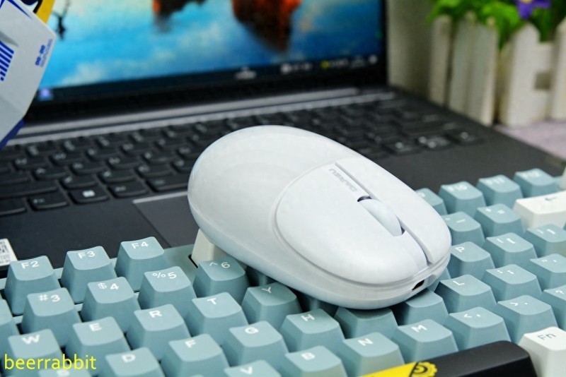 达尔优水波纹无线鼠标分享：高颜值 低噪音