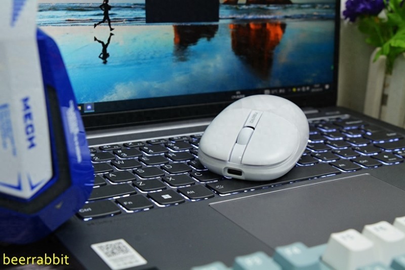 达尔优水波纹无线鼠标分享：高颜值 低噪音