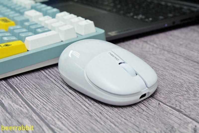 达尔优水波纹无线鼠标分享：高颜值 低噪音