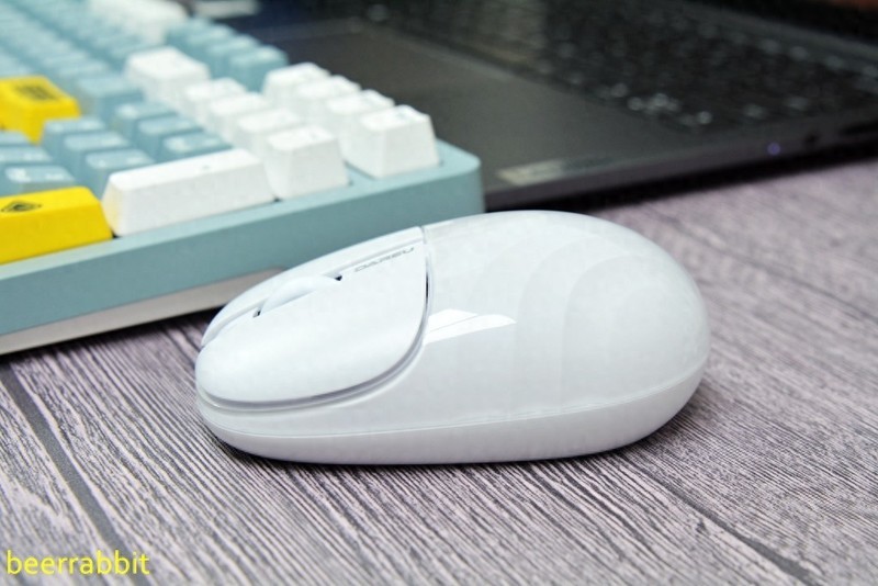 达尔优水波纹无线鼠标分享：高颜值 低噪音