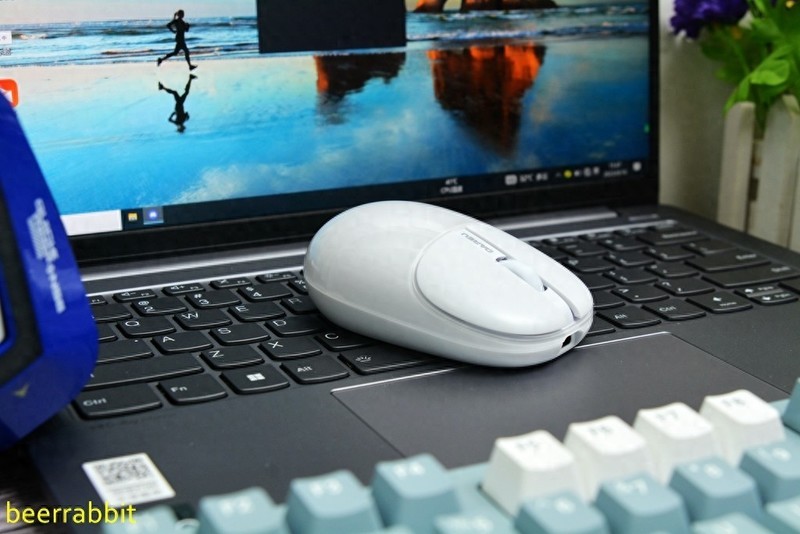 达尔优水波纹无线鼠标分享：高颜值 低噪音