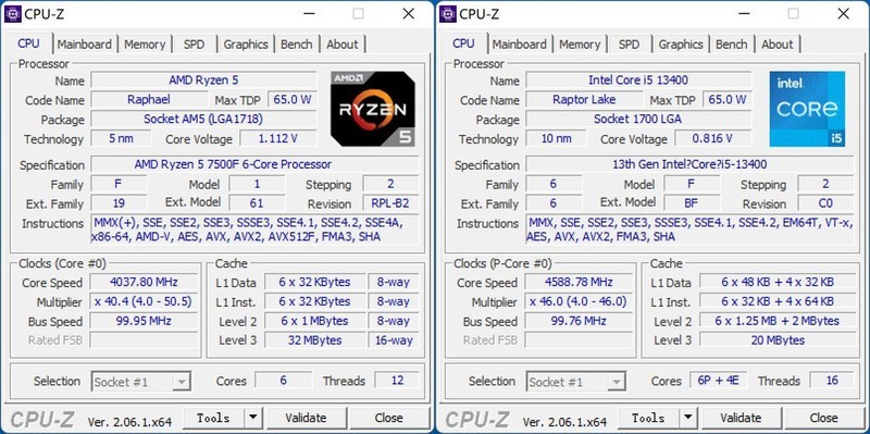 新一代千元级游戏神U来袭，AMD 锐龙5 7500F VS 13400对比评测