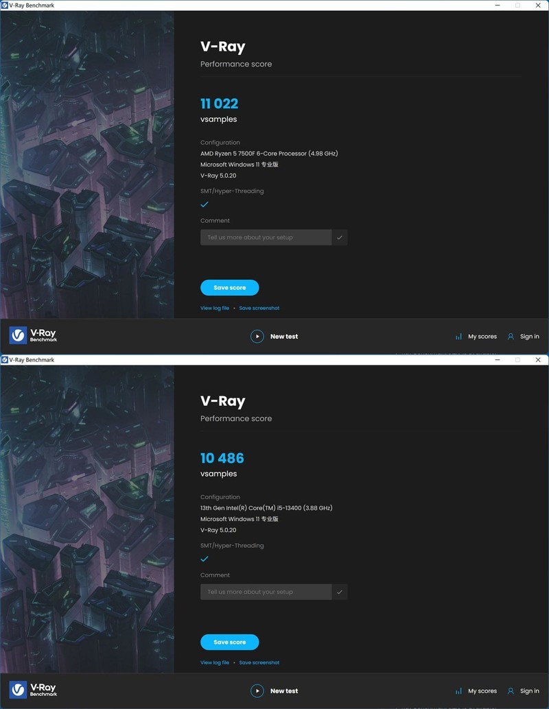 新一代千元级游戏神U来袭，AMD 锐龙5 7500F VS 13400对比评测