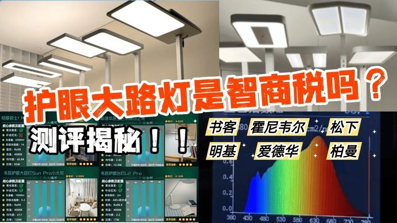 全光谱大路灯是不是智商税？2025专业儿童护眼大路灯测评推荐