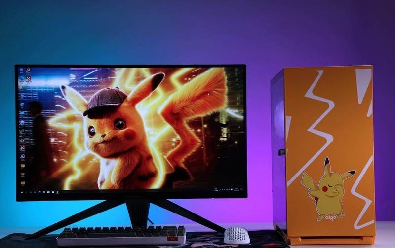 私人の手绘皮卡丘定制主题，i5-12490F+RTX3070显卡性价比装机推荐