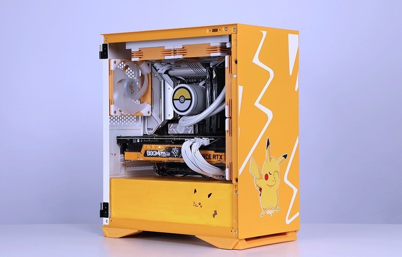 私人の手绘皮卡丘定制主题，i5-12490F+RTX3070显卡性价比装机推荐