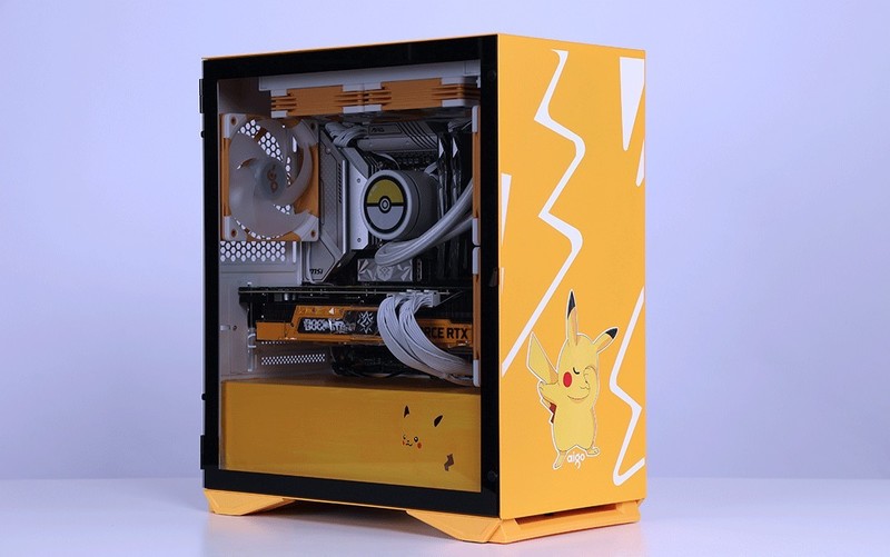 私人の手绘皮卡丘定制主题，i5-12490F+RTX3070显卡性价比装机推荐