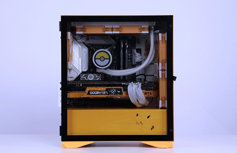 私人の手绘皮卡丘定制主题，i5-12490F+RTX3070显卡性价比装机推荐