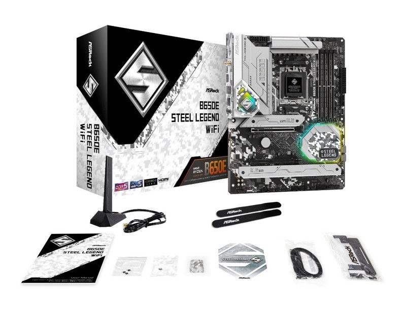 B650上市，华擎B650M黑潮风暴/B650E钢铁传奇WiFi6小测