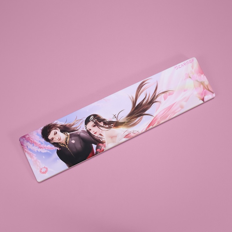 给内人的七夕回礼，粉色静音三模套装，迪摩大唐无双百花医联名款