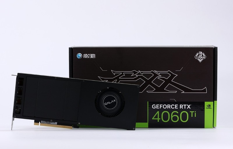 最强单槽超薄显卡影驰rtx4060ti16gb无双max装机实测