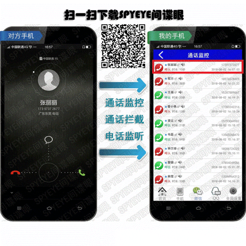 监视一个人的微信(调取他人微信聊天记录)SPYEYE手机同步助手