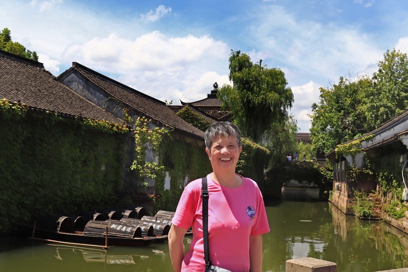 游览浙江绍兴柯桥的鲁镇