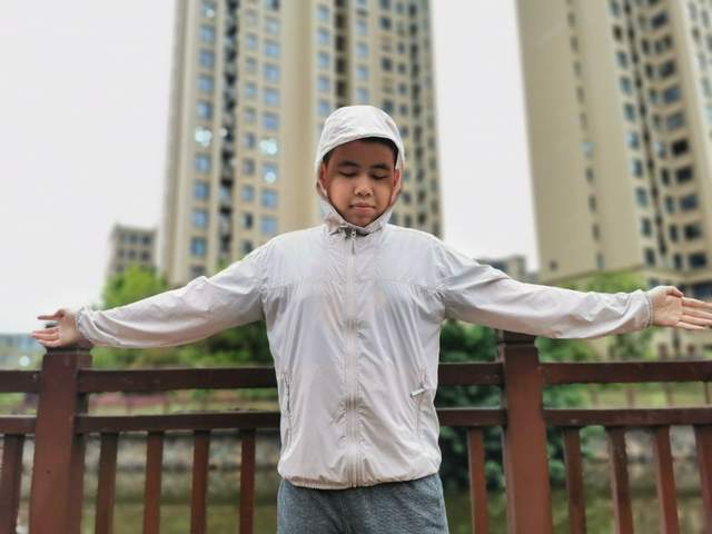 阳光少年，无惧阳光：天石鹅铠甲UPF400防风防晒风壳（儿童）