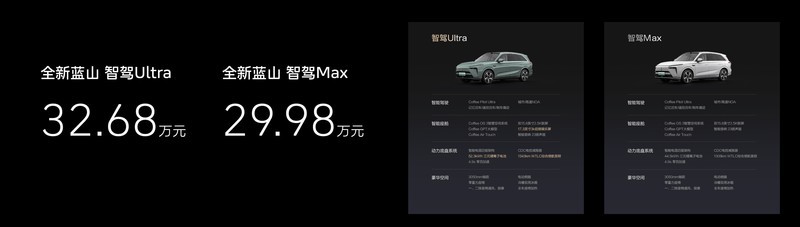 两个配置任选，魏牌全新蓝山29.98万元起