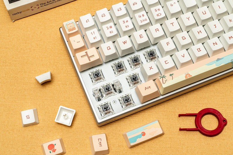 喵萌系的桌面好物，多模无线快银轴，雷柏MT510 Pro机械键盘评测