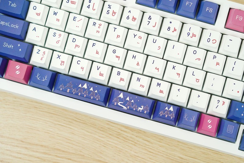 6个旋钮、3段空格、能敲出麻将音，小呆虫GK75三模机械键盘太上头