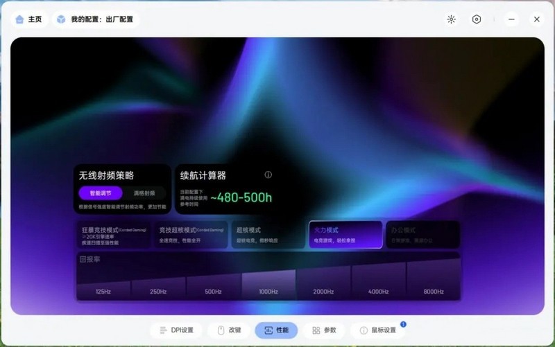 二代雷柏VT7系列 双模双8K版游戏电竞鼠标