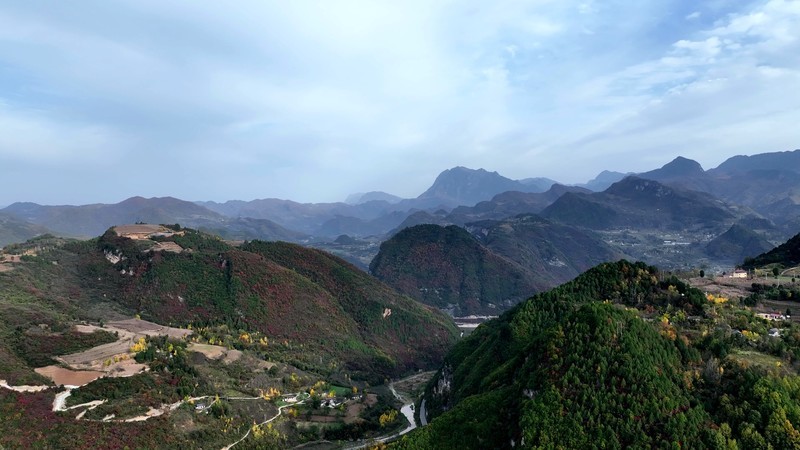 甘肃省陇南徽县田河风光