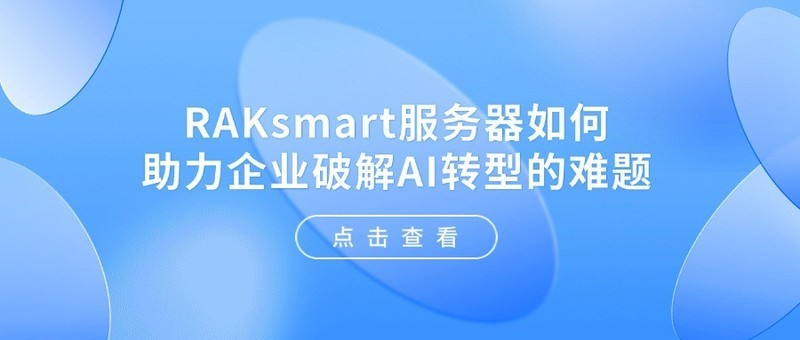 RAKsmart服务器如何助力企业破解AI转型的难题