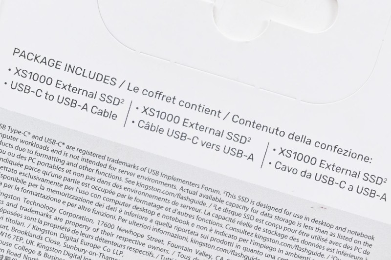 金士顿XS1000 1TB便携固态硬盘上手试玩：小巧便携兼容好