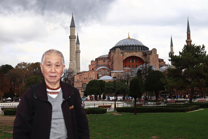 参观伊斯坦布尔蓝色清真寺