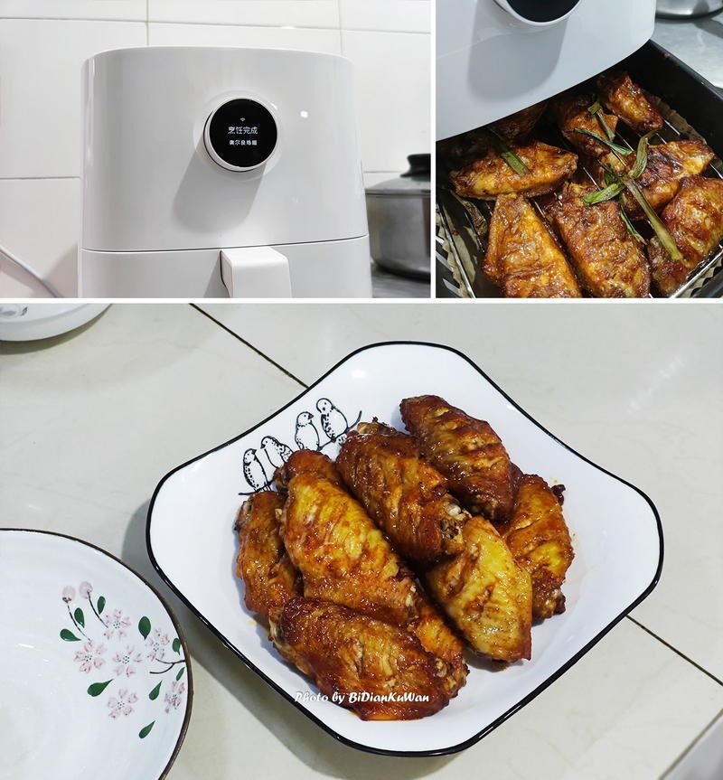 味美完胜KFC，米家空气炸锅烤鸡翅，在家就能轻松搞定