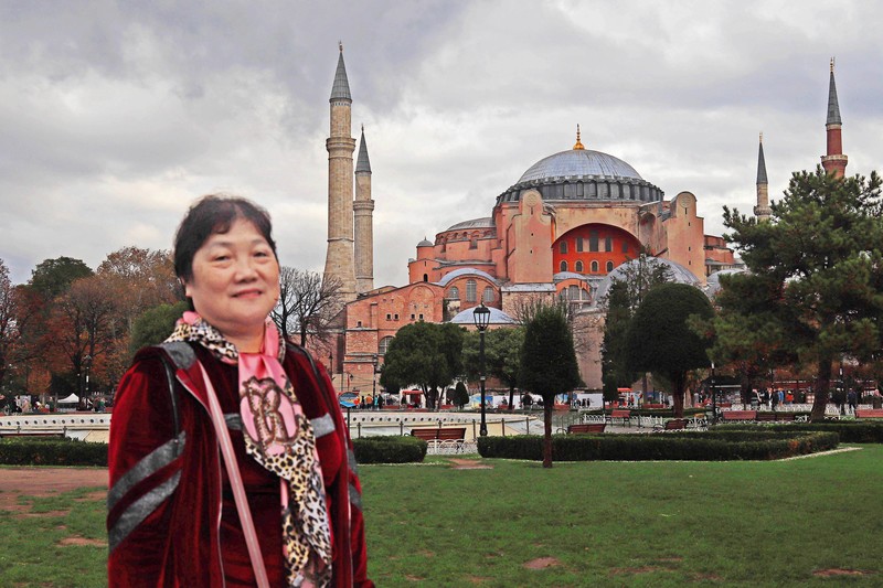 参观伊斯坦布尔蓝色清真寺