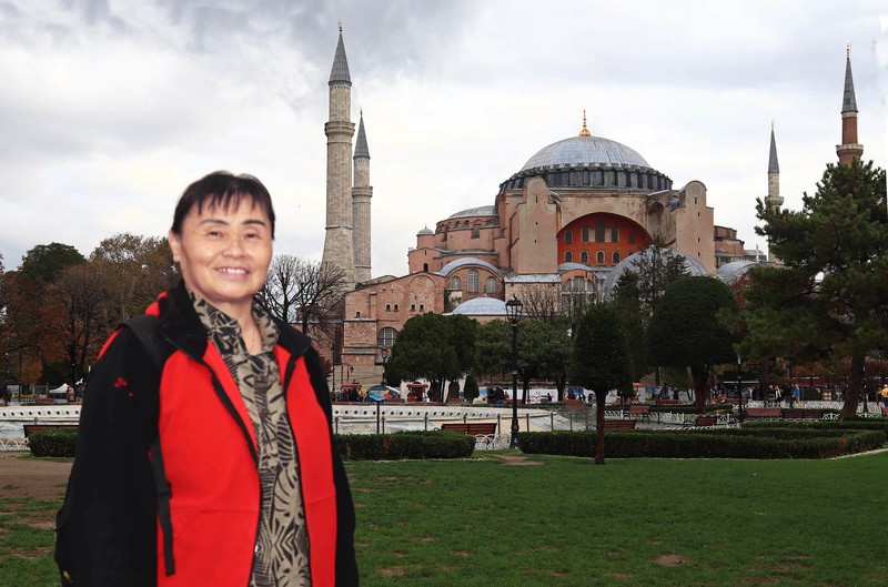 参观伊斯坦布尔蓝色清真寺