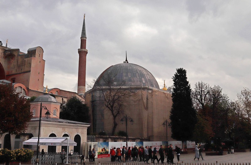 参观伊斯坦布尔蓝色清真寺