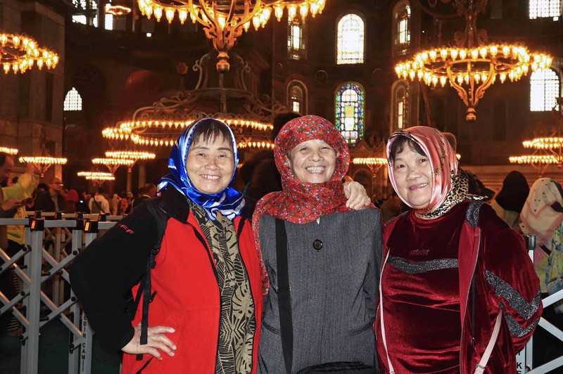 参观伊斯坦布尔蓝色清真寺