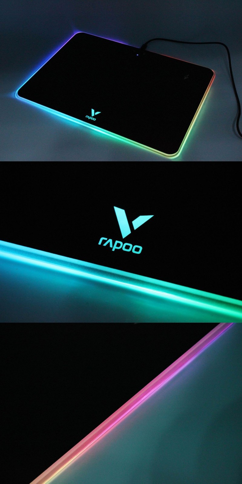 打通炫酷最后一公里:雷柏VH10 RGB幻彩耳机支架和V10 RGB无线充电鼠标硬垫评测