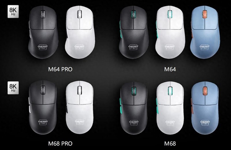 迈入无线8K轮询率时代，Cherry Xtrfy M68 Pro 无线电竞鼠标首发测评