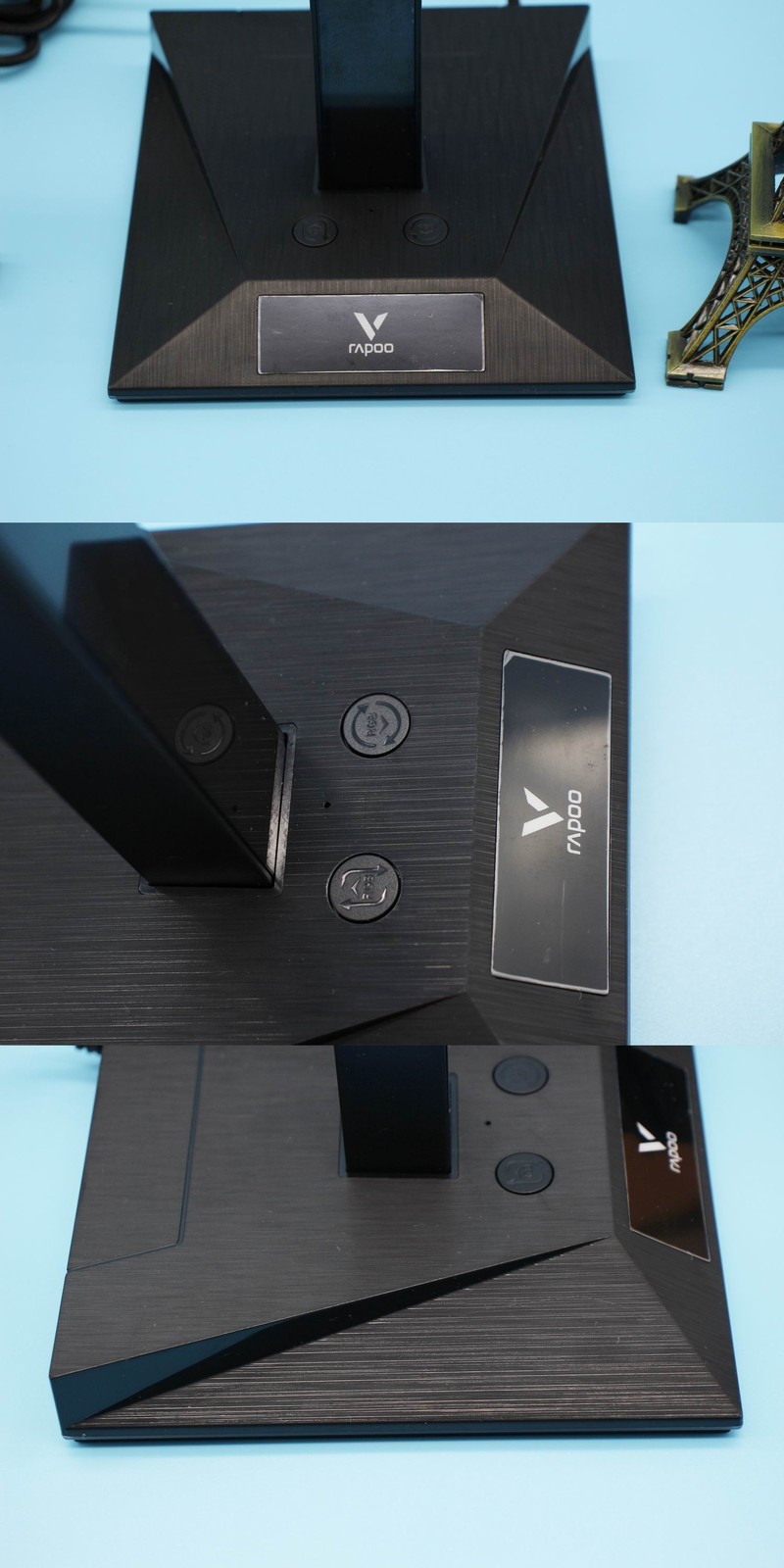 打通炫酷最后一公里:雷柏VH10 RGB幻彩耳机支架和V10 RGB无线充电鼠标硬垫评测