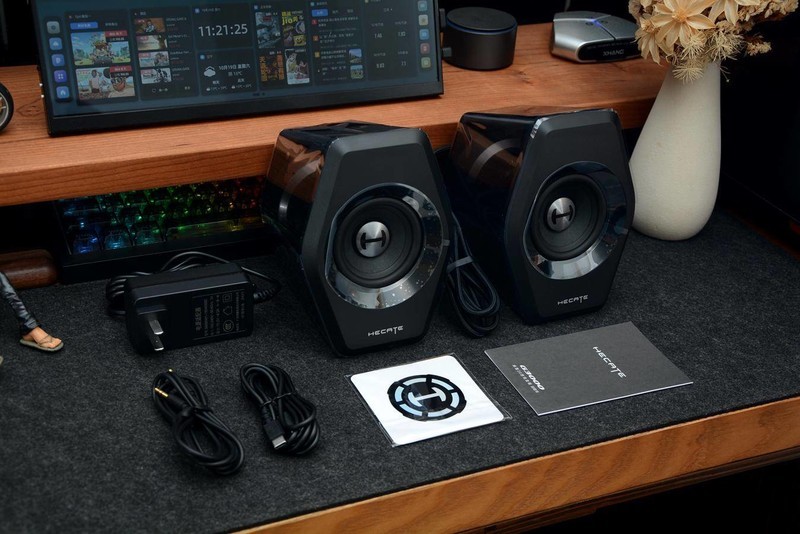 双11好价，海景房桌面好搭档，漫步者HECATE G3000光能音箱体验