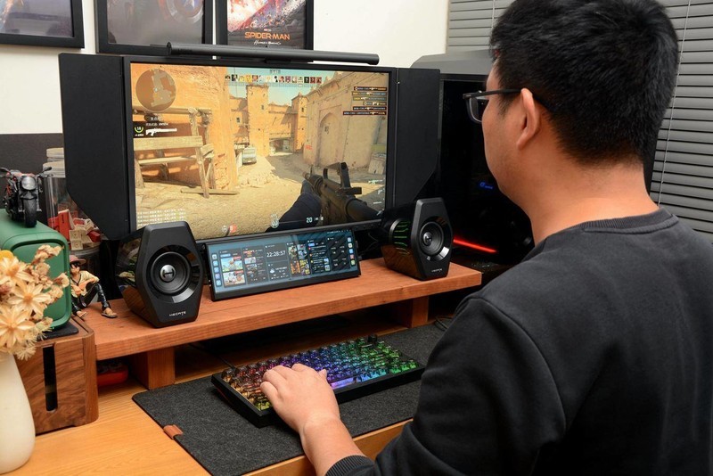 双11好价，海景房桌面好搭档，漫步者HECATE G3000光能音箱体验