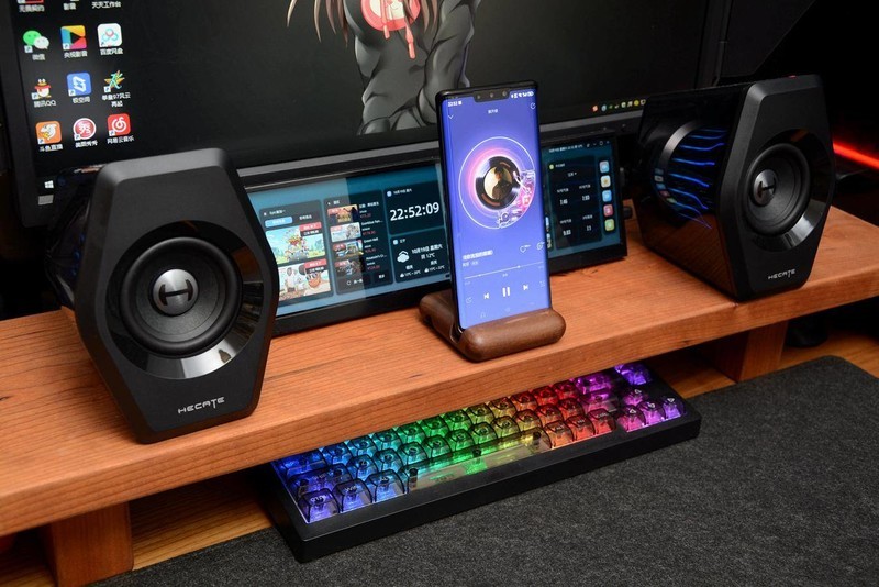 双11好价，海景房桌面好搭档，漫步者HECATE G3000光能音箱体验