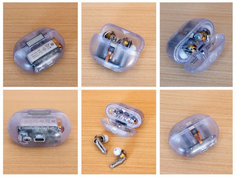 泥炭 Capsule3 Pro真无线蓝牙耳机透镜白款，带你领略透明科技质感