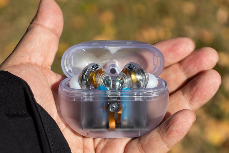 泥炭 Capsule3 Pro真无线蓝牙耳机透镜白款，带你领略透明科技质感