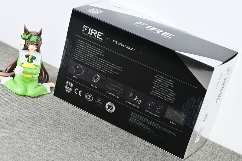 长城猎金部落F8 850W白金牌ATX3.1电源开箱：白金效率+柔软压纹线