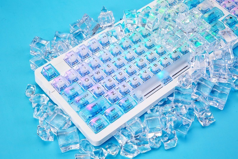 晶莹剔透 Gasket结构 A98水透版三模机械键盘